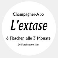 L'extase – Champagner-Abo(6 Flaschen alle 3 Monate)