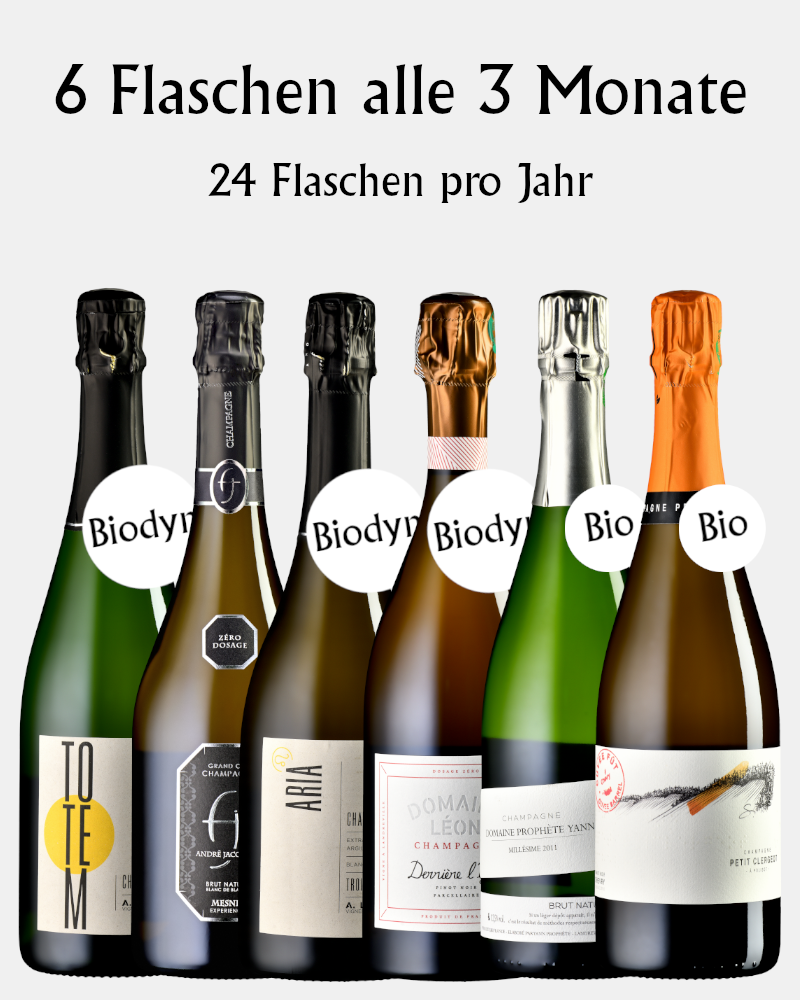 L'extase – Champagner-Abo(6 Flaschen alle 3 Monate)