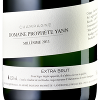 Champagne Domaine Prophète Yann, Millésime 2011, extra brut