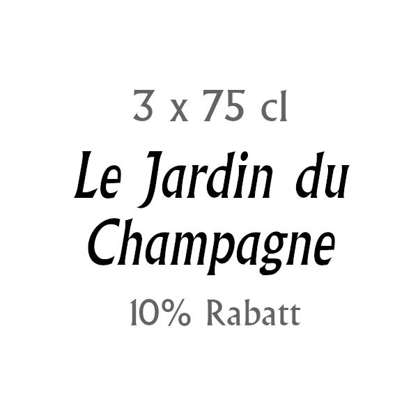 Degustationsbox Le Jardin du Champagne